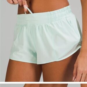 Lululemon Hotty Hot Short- Delicate Mint